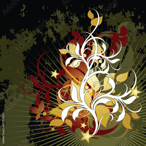 floral, this illustration may be usefull as designer work.