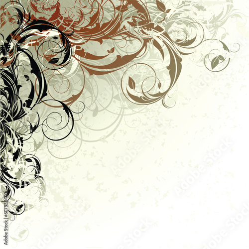 floral, this illustration may be usefull as designer work.