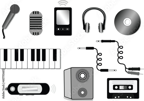 audio equipment illustration