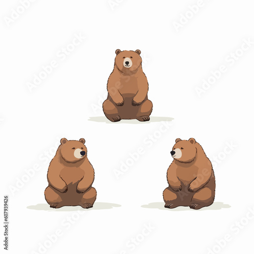 Vector pack featuring a variety of bear illustrations for versatile use.