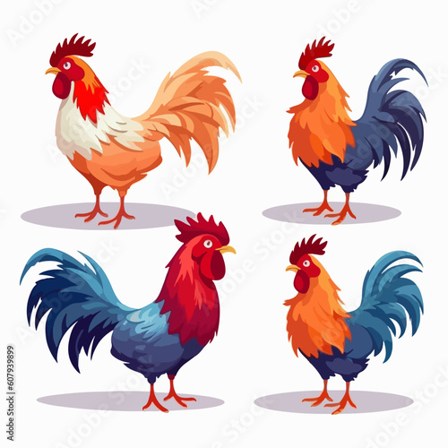 Adorable cockerel illustrations that will delight both children and adults.