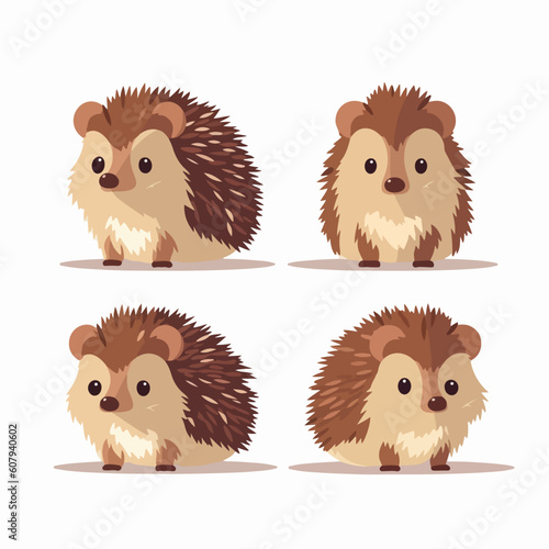 Vector hedgehog illustrations capturing their unique charm.