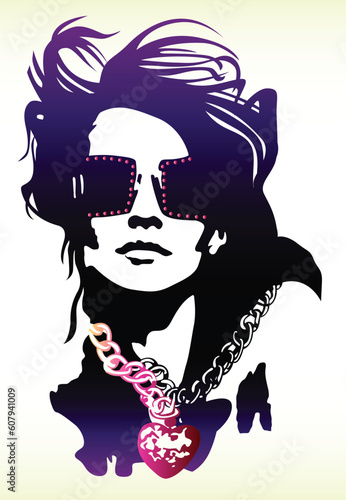 Fancy Woman Illustration