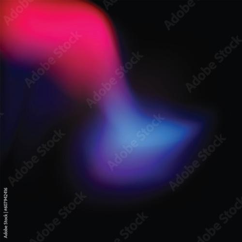 colourful fog light on black background. aurora colourful fluid abstract background vector design.