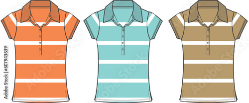 lady fashion polo illustration