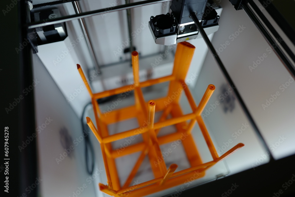 side orange drink holder table module structure 3d printed side orange drink holder table module structure 3d printed