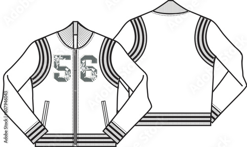 lady baseball style jacket