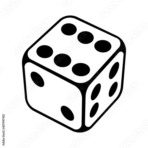 Playing dice illustration. Game craps image. Casino and betting background.
