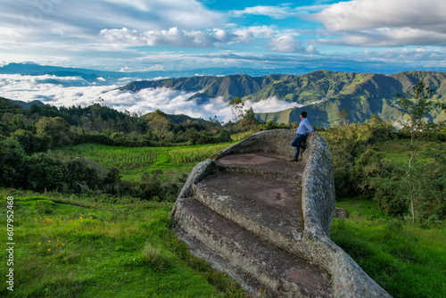 view from the top of the mountain