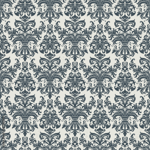 Seamless background from a floral ornament, Fashionable modern wallpaper or textile
