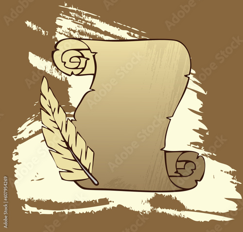 Old paper, vector