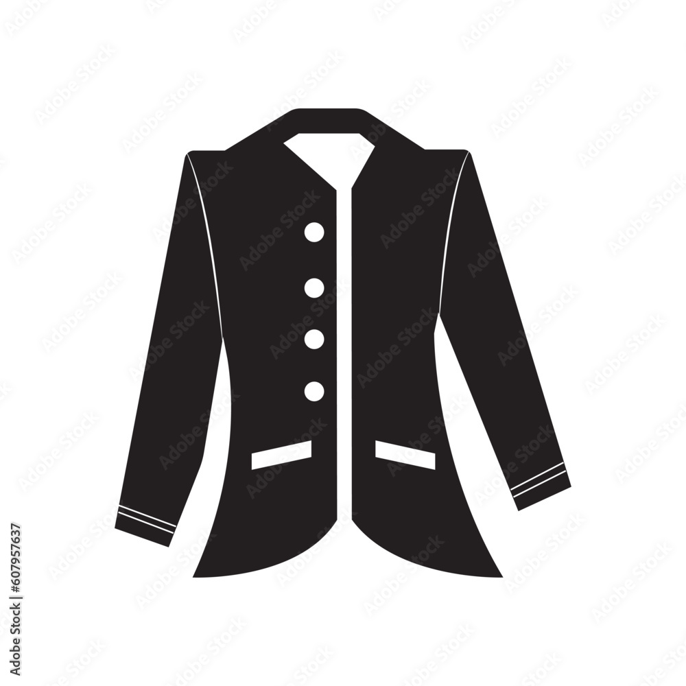 Obraz premium girl jacket icon vector design template