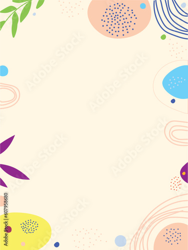 Background with place for text, summer sale banner, poster design. Vector illustration.