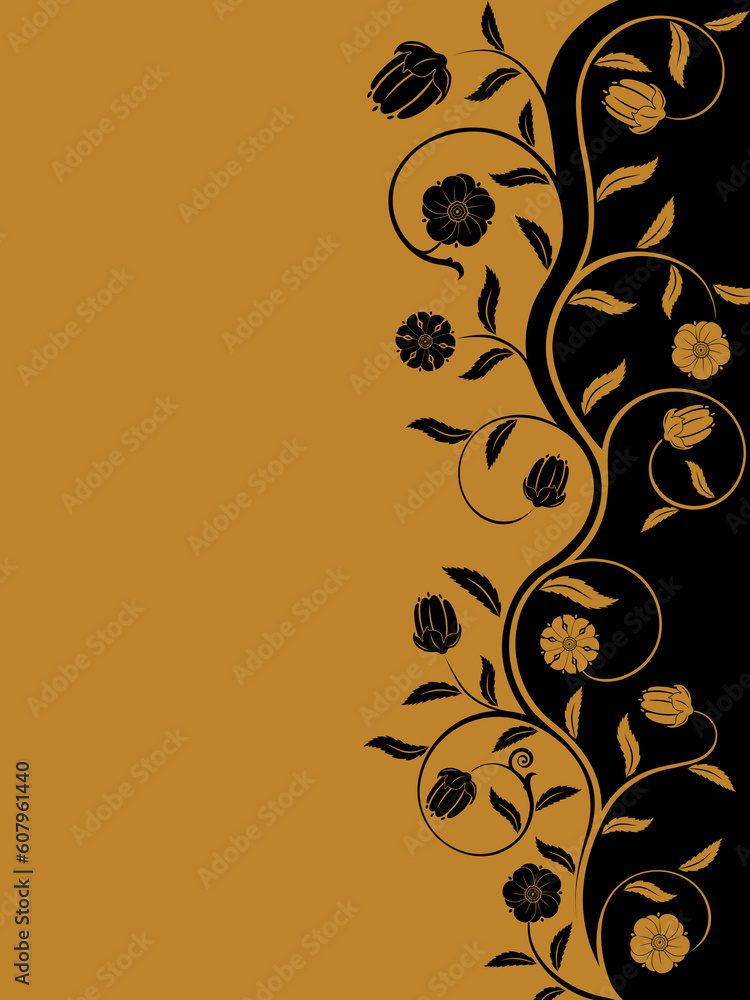 Vector floral background.