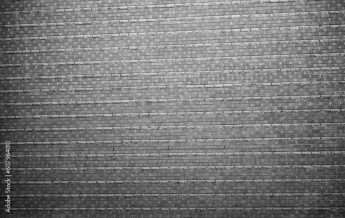 Textured Brick Wall Background inBlack and White.