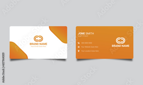 Business Card, Modern business card template, Flat design, Business Card Layout, Double sided business card template, Black business card, White business card design, professional business card