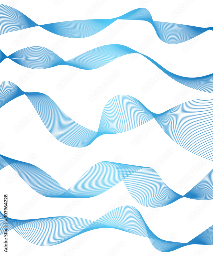 Set of linear banners for your design on white background. Vector illustration. Set of linear banners for your design on white background. Vector illustration.