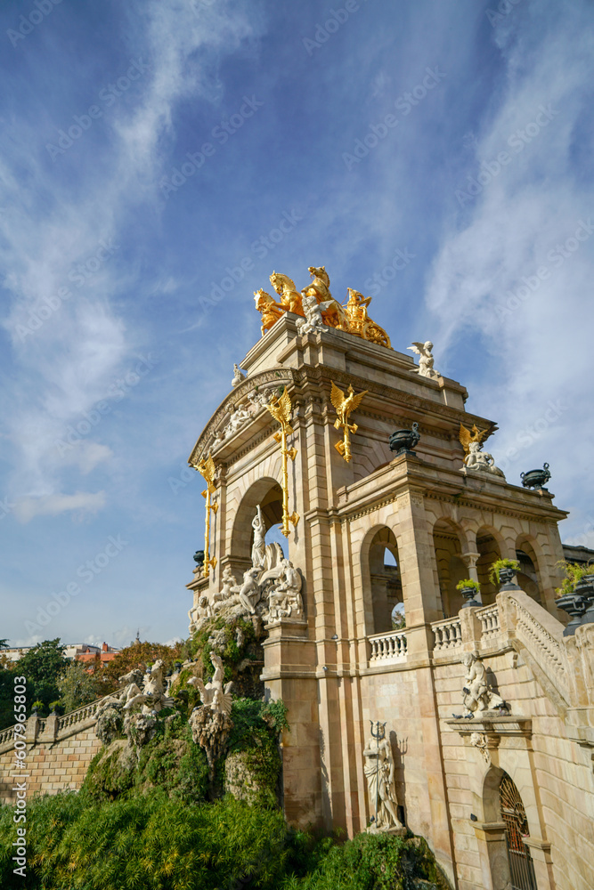 Visiting the Ciutadella Park in Barcelona, Spain