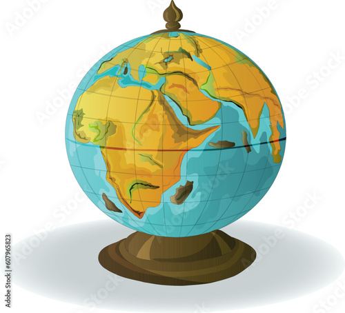 The third planet from the sun in miniature