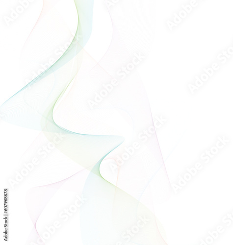 Background composition of light blue curved lines