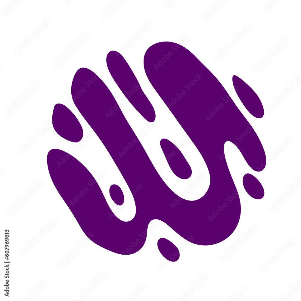 Purple abstract modern shape Purple abstract modern shape