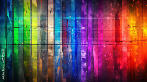 Scratched rainbow texture background, for banners and posters