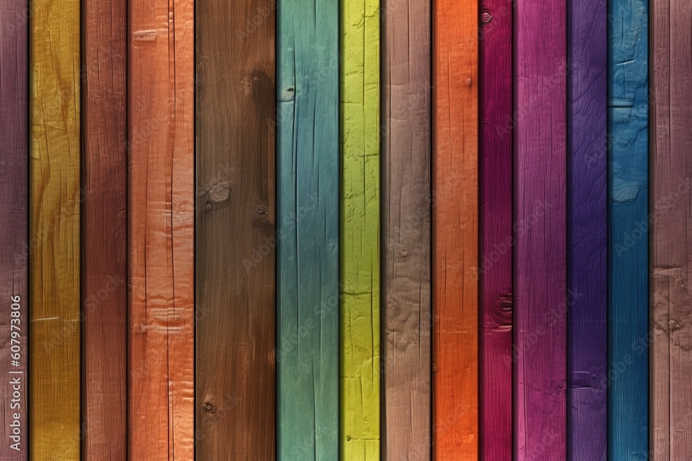 Colored wood texture, wooden slatted pattern, colorful wood background ...