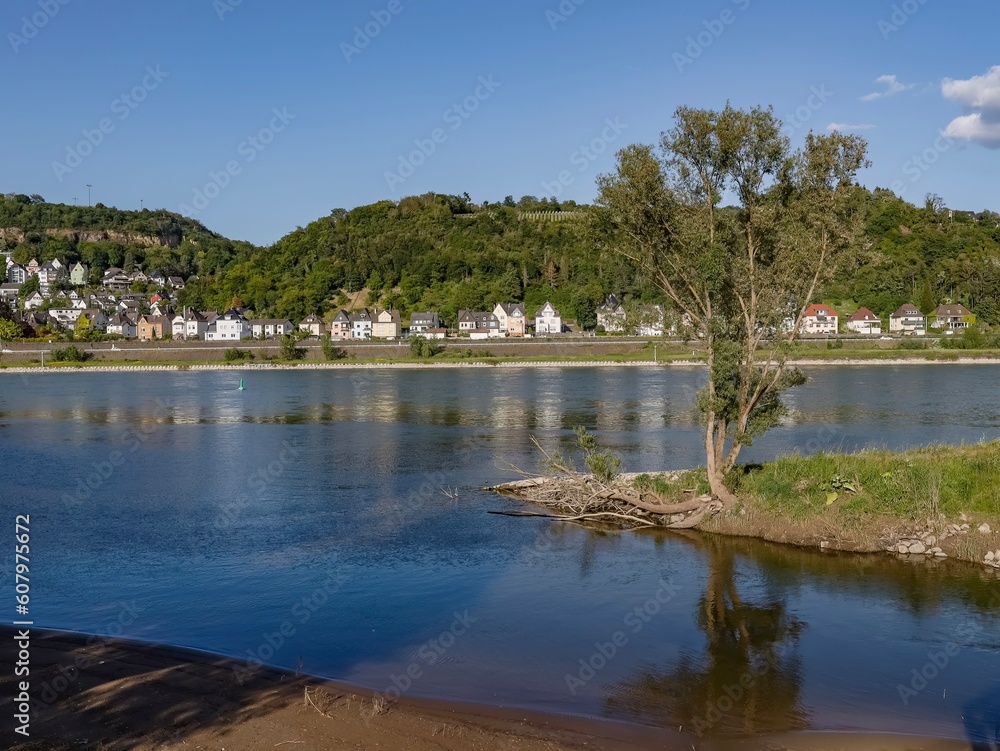 Ferry on the Rhine between Remagen - Kripp and Linz Ferry on the Rhine between Remagen - Kripp and Linz
