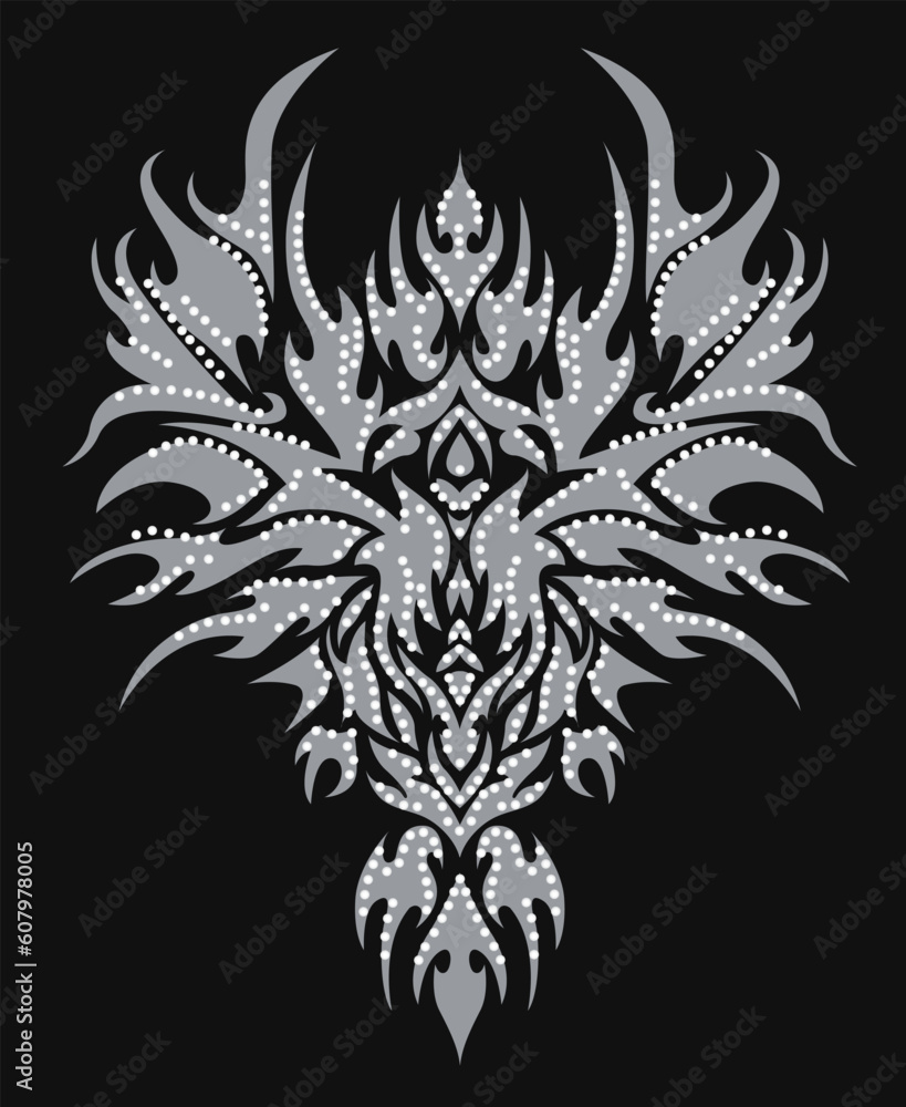 luxury tribal design with stone luxury tribal design with stone