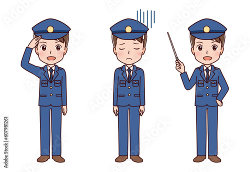 働く人々　職業のイラスト