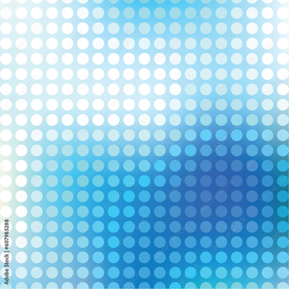 Abstract blue vector background with dots