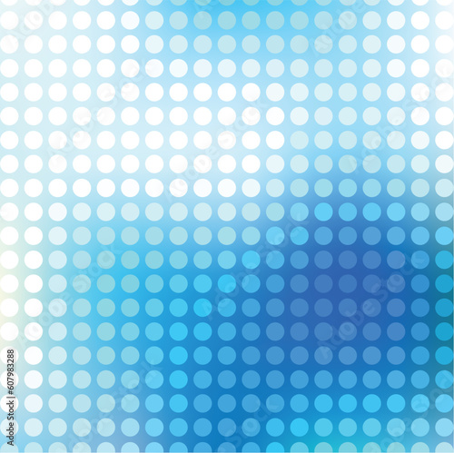 Abstract blue vector background with dots