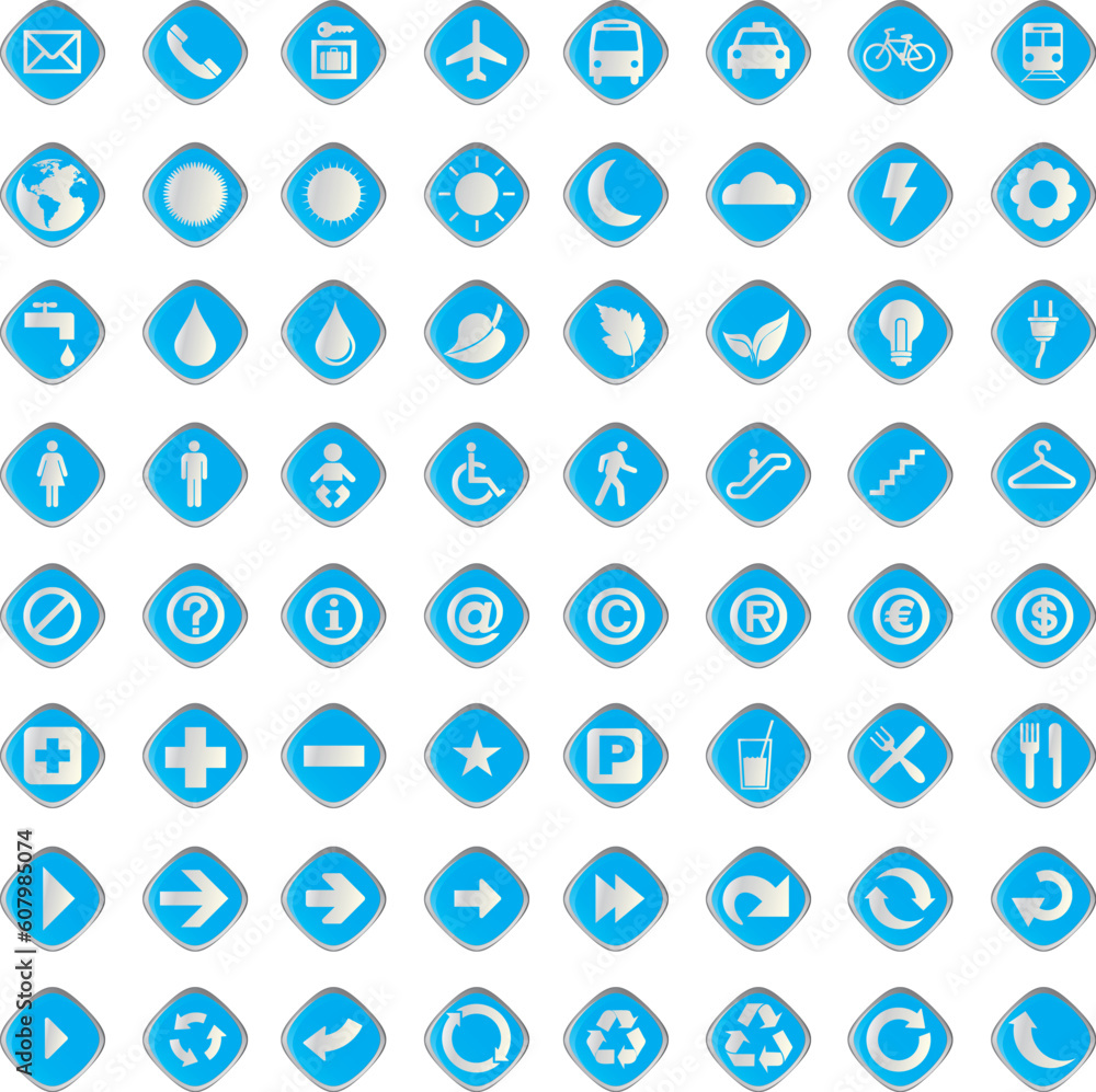 icons symbol. vector icons symbol. vector