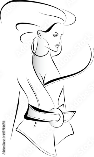 Artistic fashion illustration for your brand and design