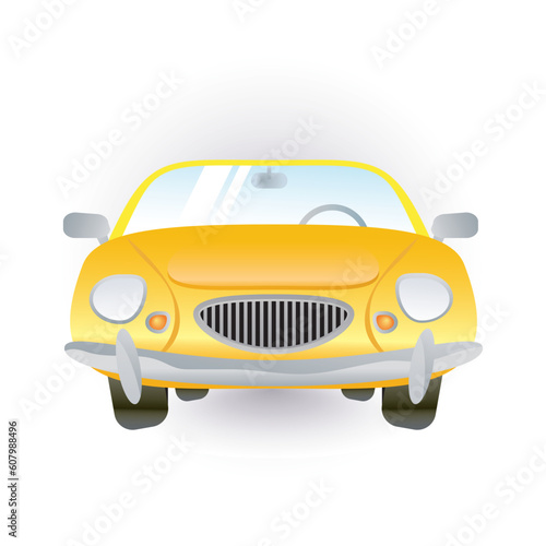 yellow car