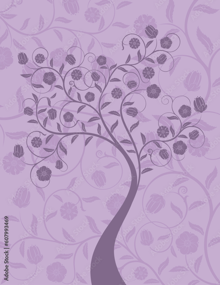 Abstract floral background. Vector illustration. Abstract floral background. Vector illustration.