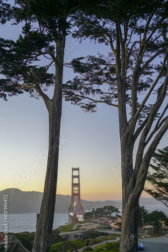 Beautiful view of the Golden Gate Bridge