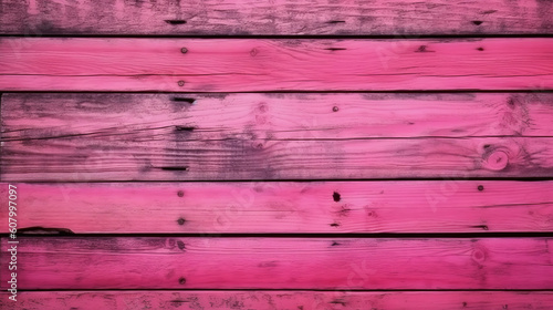 Pink wooden planks background. Backdrops of wooden planks. Created with Generative AI technology.