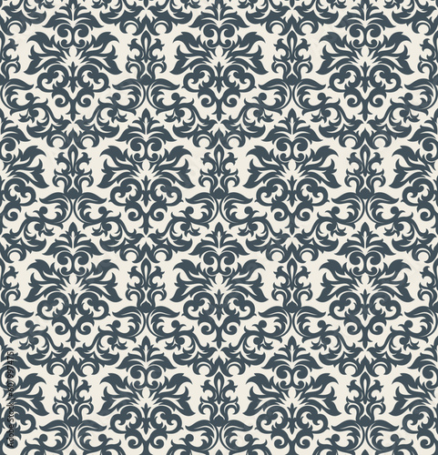 Seamless background from a floral ornament, Fashionable modern wallpaper or textile