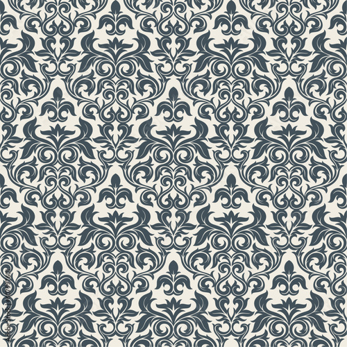 Seamless background from a floral ornament, Fashionable modern wallpaper or textile