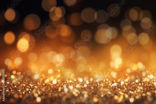 Glitter vintage lights background. Abstract luxury background with shine particles. Christmas light shine particles bokeh on colorful background.  © ant
