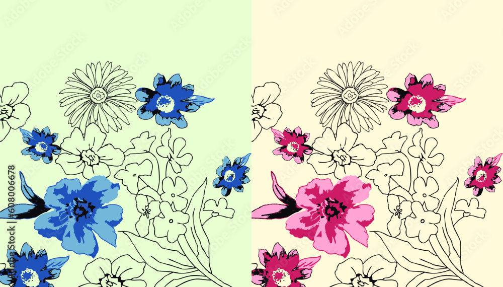 spring flower card spring flower card