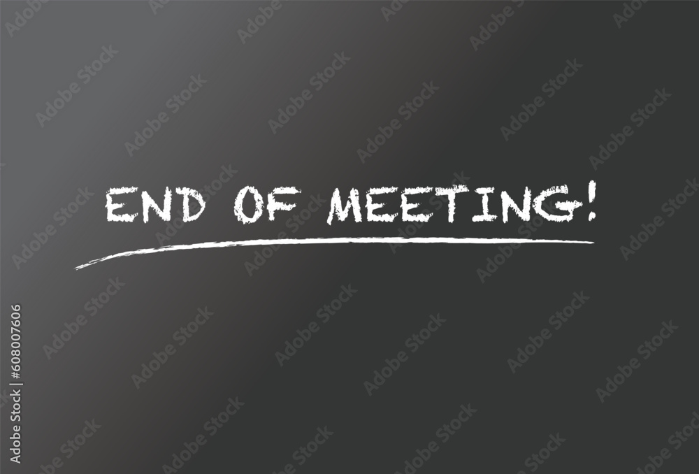 Fototapeta premium End of meeting