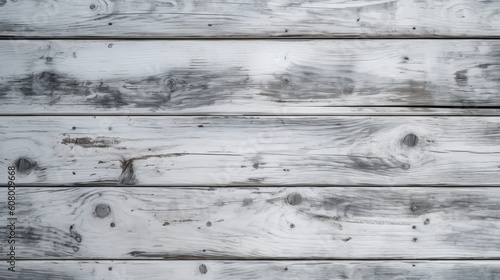 White wooden planks background. Backdrops of wooden planks. Created with Generative AI technology.
