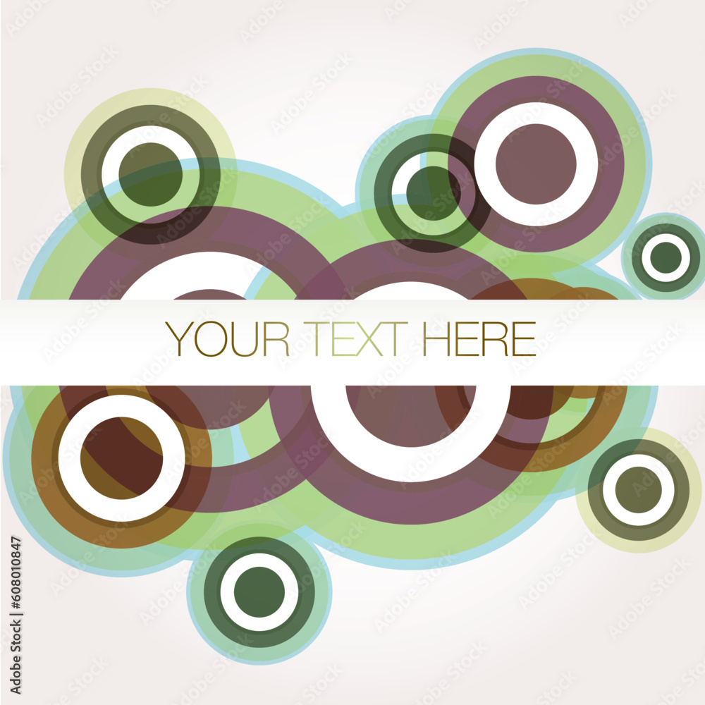 Fototapeta premium Vector Illustration: Abstract Background Banner