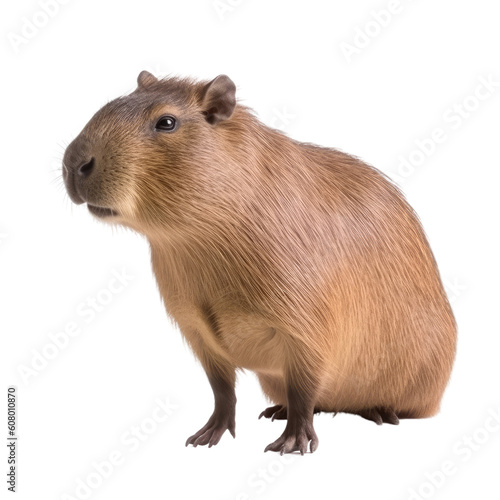capybara isolated on transparent background cutout