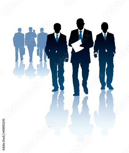 New is coming, old is leaving, conceptual business illustration.