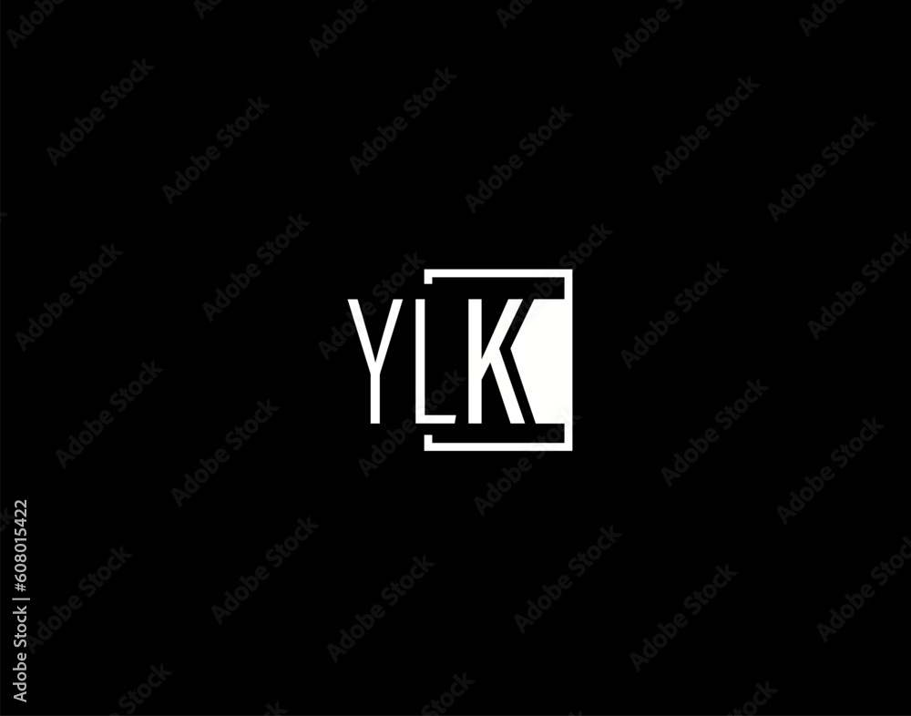 YLK Logo and Graphics Design, Modern and Sleek Vector Art and Icons isolated on black background YLK Logo and Graphics Design, Modern and Sleek Vector Art and Icons isolated on black background