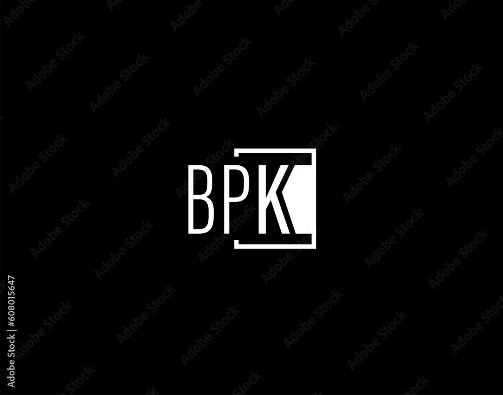 BPK Logo and Graphics Design, Modern and Sleek Vector Art and Icons isolated on black background BPK Logo and Graphics Design, Modern and Sleek Vector Art and Icons isolated on black background