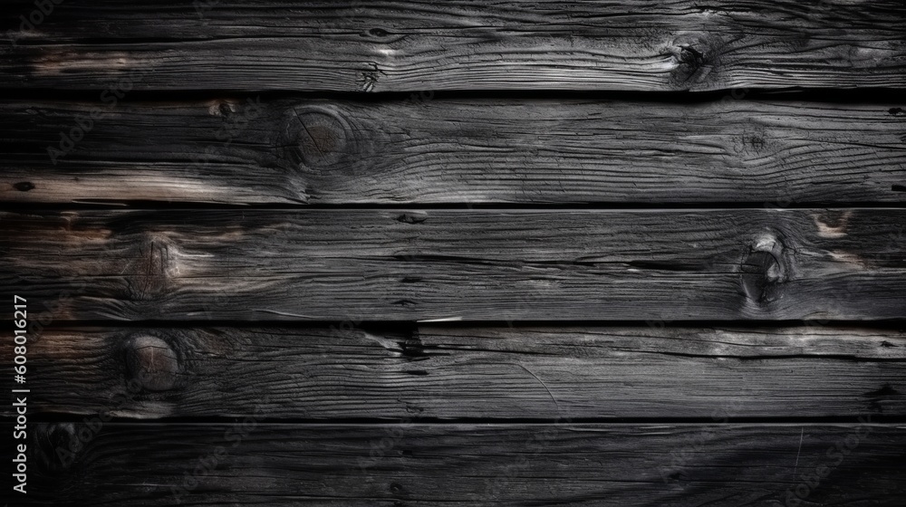 Black wooden planks background. Backdrops of wooden planks. Created with Generative AI technology. Black wooden planks background. Backdrops of wooden planks. Created with Generative AI technology.